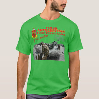 Camiseta Artilharia M198 Howitzer Eu sou um Artilerista I F