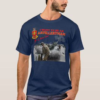 Camiseta Artilharia M198 Howitzer Quero ser artilerista