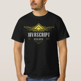 Camiseta Artisan do Código do Desenvolvedor JavaScript