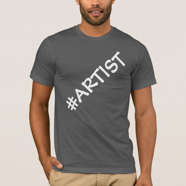 Camiseta #ARTIST Oversize Letters (Frente)