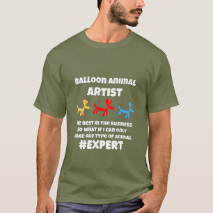 Camiseta Artista animal balão