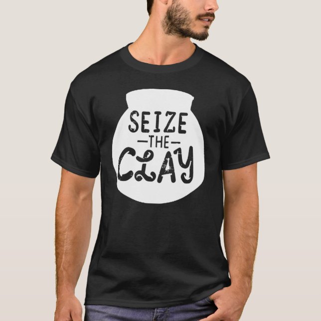 Camiseta Artista Cerâmica De Potéria Agita Arte De Clay (Frente)