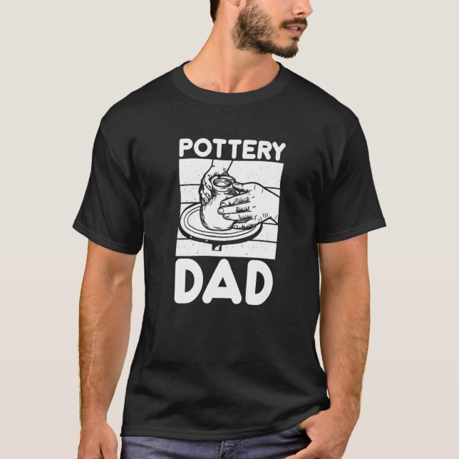 Camiseta Artista cerâmico Pottering Pai (Frente)