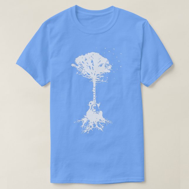 Camiseta Artista Da Árvore De Violão Oferece Melhor Present (Frente do Design)