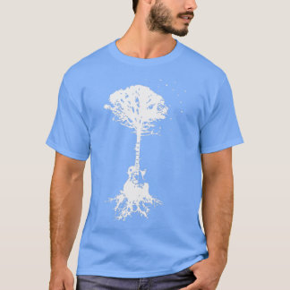 Camiseta Artista Da Árvore De Violão Oferece Melhor Present