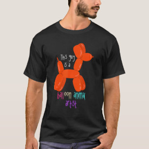 Camiseta Artista de Balão de Animal de Balão Masculino Torc