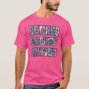 Camiseta Artista de Blackout Aposentada Paisley Recuperação