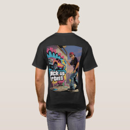 Camiseta Artista de coleta e Grafite urbano