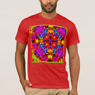 Camiseta Artista de Cores Vibrantes Expressivas