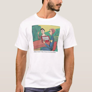 Camiseta Artista de Desenho de Crimes da Polícia Engraçado