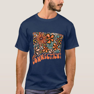 Camiseta Artista de Design do Estado de Connecticut Ilustra
