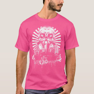 Camiseta Artista de Grafite de Máscara de Gás Urbano de Art
