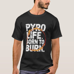 Camiseta Artista de Respiração de Fogo Show de Acrobacias P