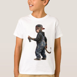 Camiseta Artista de Rua Primata Urbano Pulverizando Humano