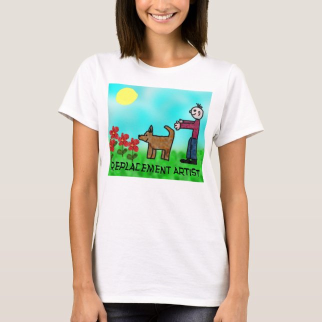 Camiseta Artista de substituição (Frente)