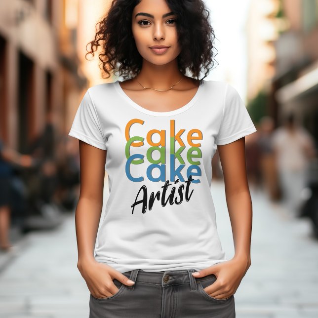 Camiseta Artista do Bake Moderno para padaria (Criador carregado)