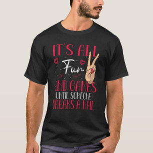 Camiseta Artista do Manicurista do Técnico Nail da Nail Tec