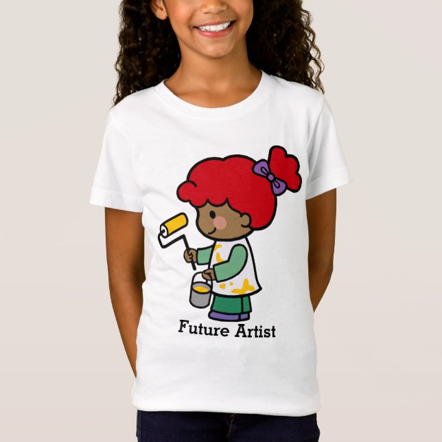 Camiseta Artista do pintor futuro com cilindro (Frente)