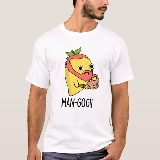 Camiseta Artista Engraçado Mango Pun (Frente)