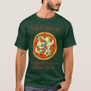 Camiseta Artista Geométrico Da Vinci Pizza Pizzaholic