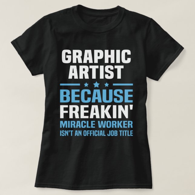 Camiseta Artista Gráfico (Frente do Design)