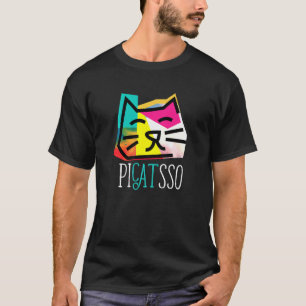 Camiseta Artista I Professor de Arte I Picatsso I Gato Abst