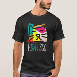 Camiseta Artista I Professor de Arte I Picatsso I Gatos Eng