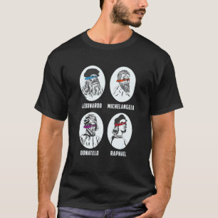 Camiseta Artista Italiano Ninja Renascença Professor Pop Pa