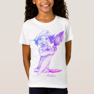 Camiseta Artista mirim fofa em formação