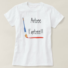 Camiseta Artista Na moda Super Cute Artzee Fartzee