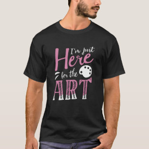 Camiseta Artista Roupa para Pintura de Desenho