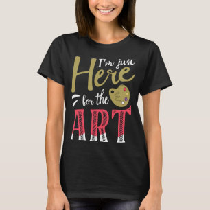 Camiseta Artista Roupa para Pintura de Desenho