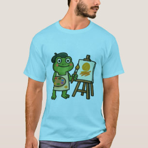 Camiseta Artista sapo - Salto. Tinta. Repita. Criativo En