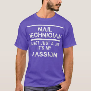 Camiseta Artista técnico certificado Nail Technician _48