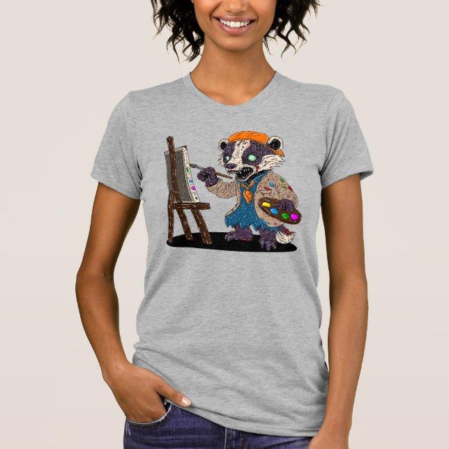 Camiseta Artista Texugo Zumbi (Frente)