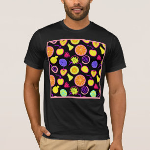 Camiseta Artista Vibrant Neon Frutas