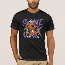 Camiseta Artista Walk Skate Park Dino T-Shirt (Escuro)
