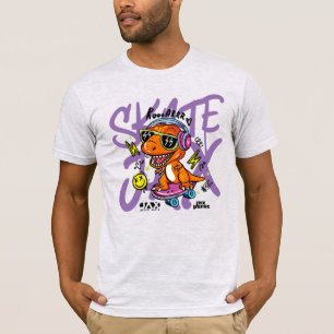 Camiseta Artista Walk Skate Park Dino T-Shirt (Luz)