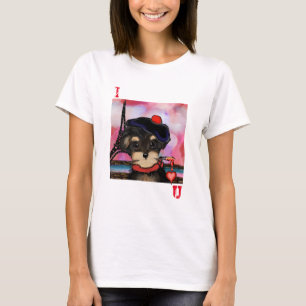 CAMISETA ARTISTA YORKIE POO EM PARIS