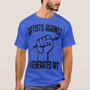 Camiseta Artistas Contra AI Gerados Artigo 1