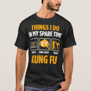 Camiseta Artistas marciais do KungFu e do Karate Funny