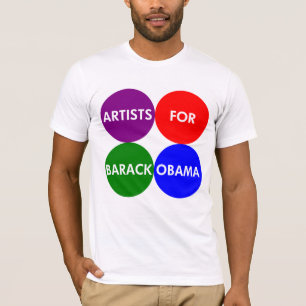 Camiseta Artistas para o t-shirt 2012 de Obama