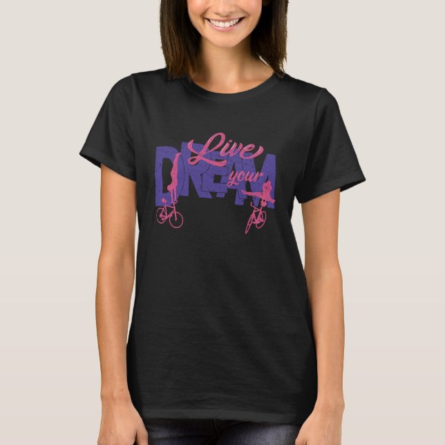 Camiseta Artistic Cycling Cycling Live Your Dream (Frente)