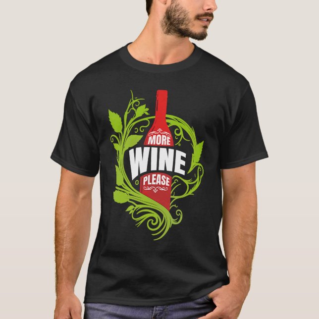 Camiseta Artistic Gatherings Of Lovable Wine Humorous Quote (Frente)