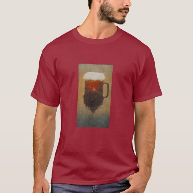 Camiseta Artística Da Caneca De Cerveja (Frente)