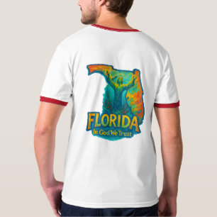 Camiseta Artística do Estado da Flórida – Pincel d