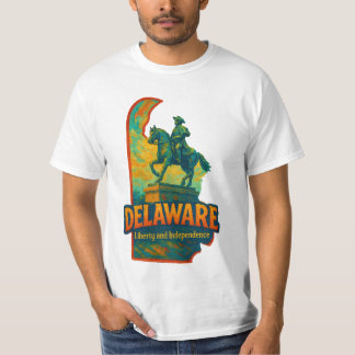 Camiseta Artística Estadual Delaware - Tinta Petro