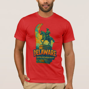 Camiseta Artística Estadual Delaware - Tinta Petro