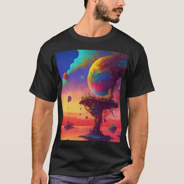 Camiseta Artística surreal (Frente)