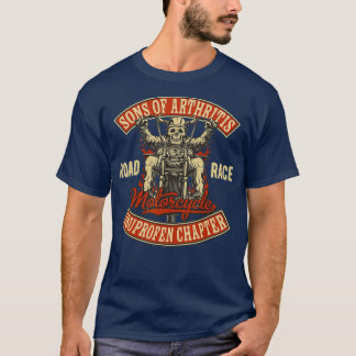 Camiseta Artrite Biker T-Shirt de motocicleta